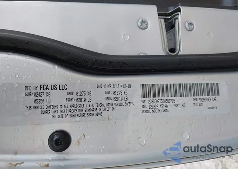 2019 Chrysler 300 300C from USA, damaged, VIN 2C3CCAPT5KH586725